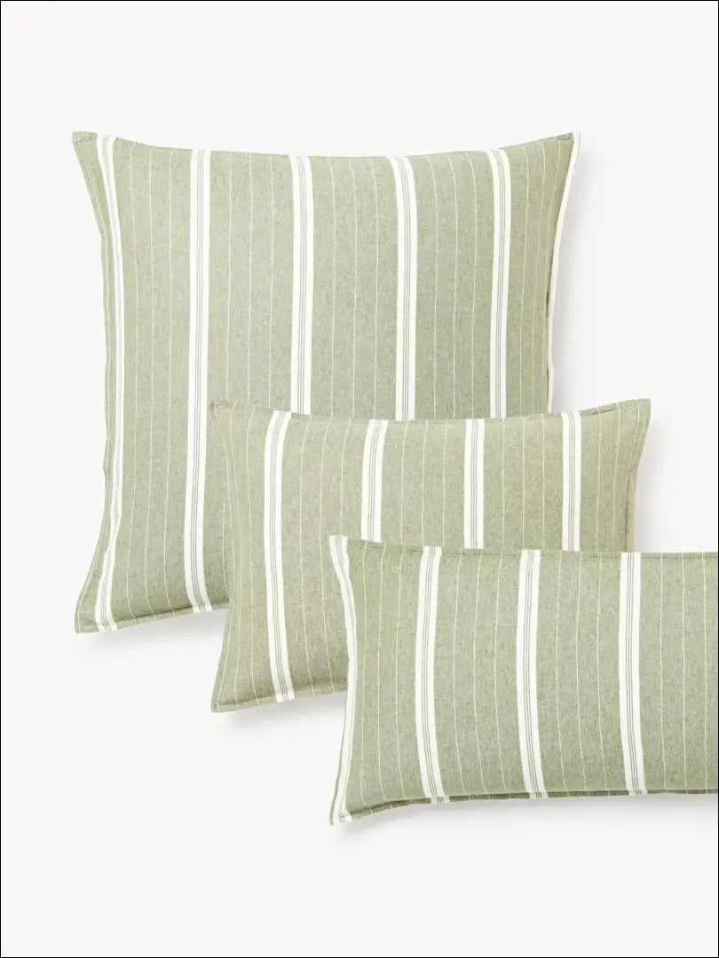 Flanelės pagalvės užvalkalas DI11506 - __label:Pristatymas 1-2 d.d., color-balta, color-zalia, material-flanele,