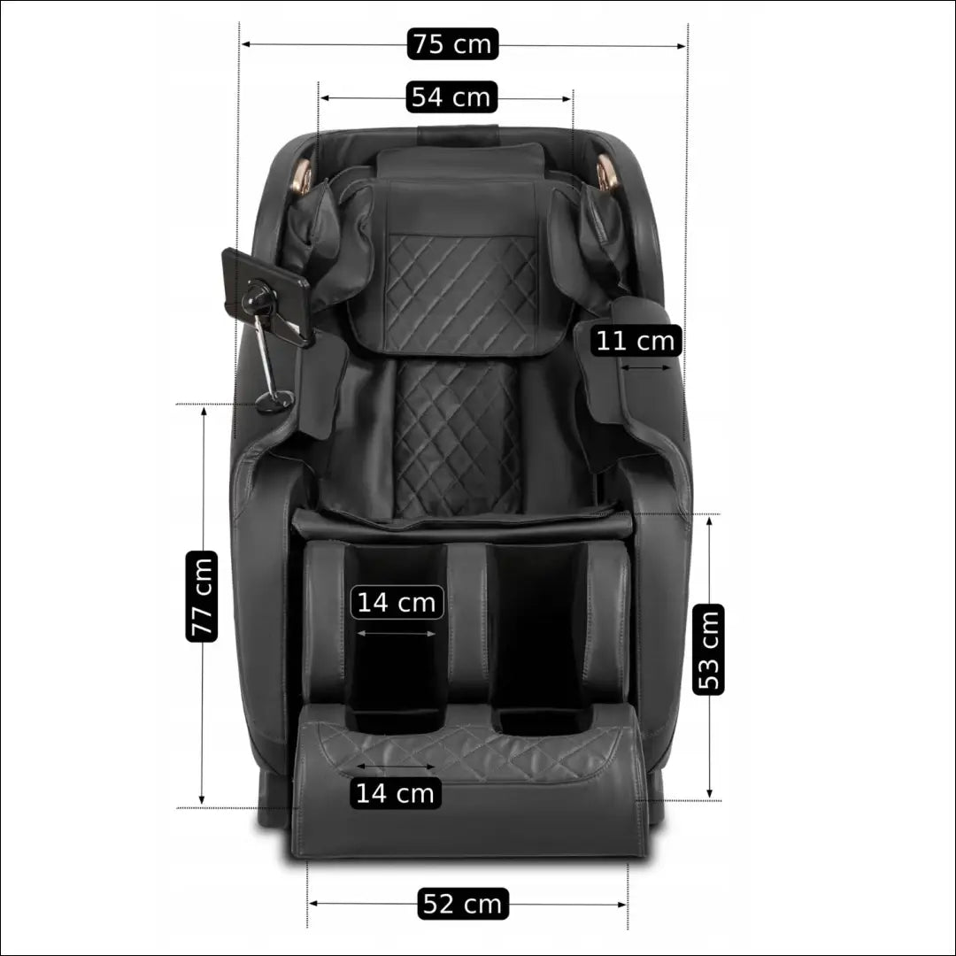 Fotelis iš eko odos juodos spalvos TE658 - €1,000 Save 15% __label:Pristatymas 5-14 d.d., elite, Fotele wypoczynkowe,