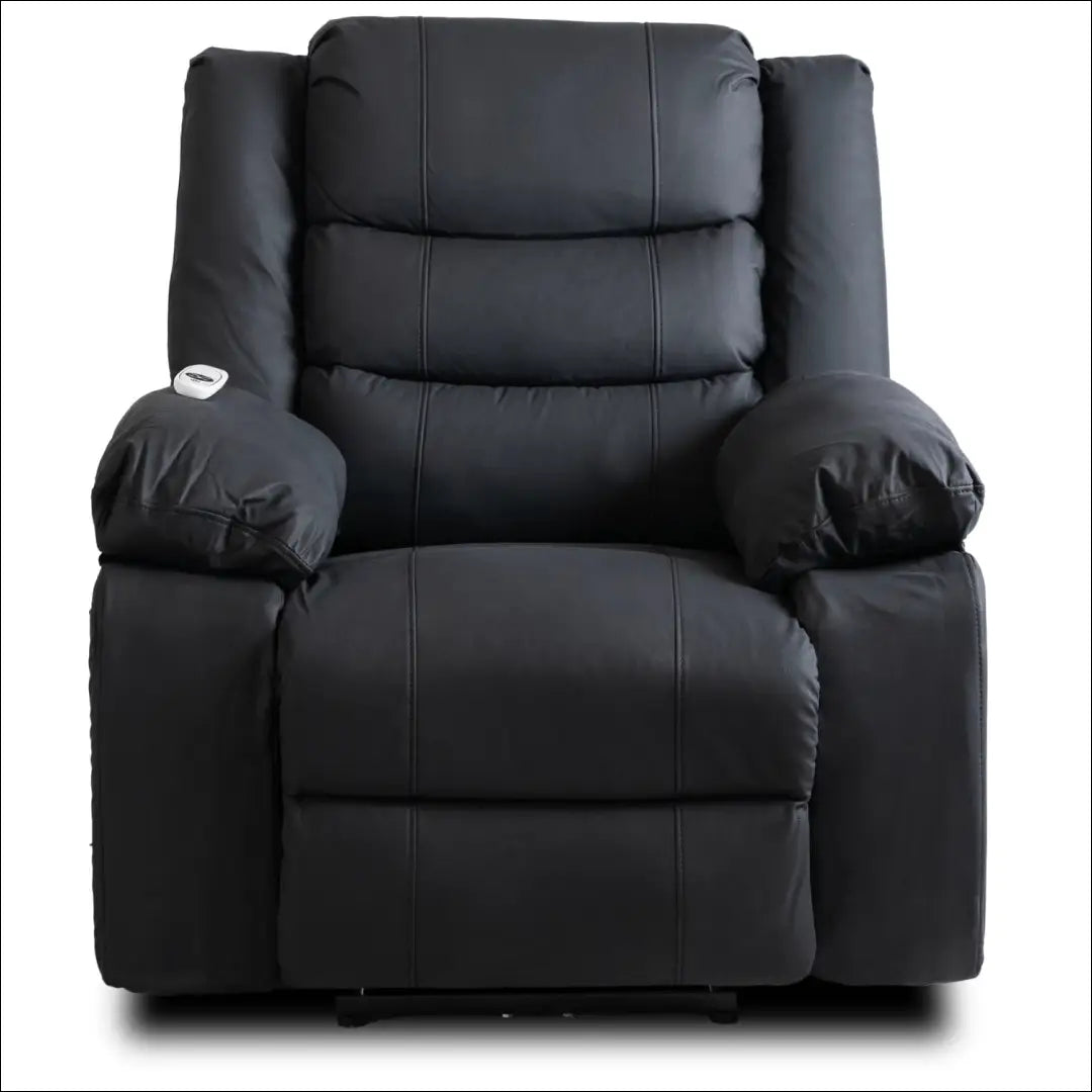 Fotelis išskleidžiamas iš eko odos juodos spalvos TE581 - €375 Save 15% __label:Pristatymas 5-14 d.d., elite, Fotele