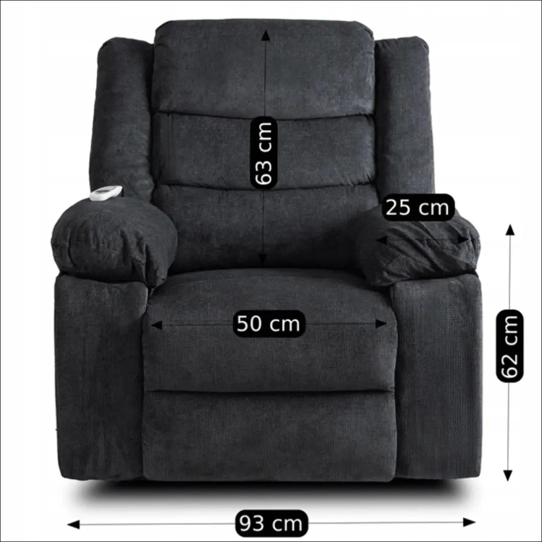 Fotelis išskleidžiamas su audiniu juodos spalvos TE578 - €375 Save 15% __label:Pristatymas 5-14 d.d., elite, Fotele