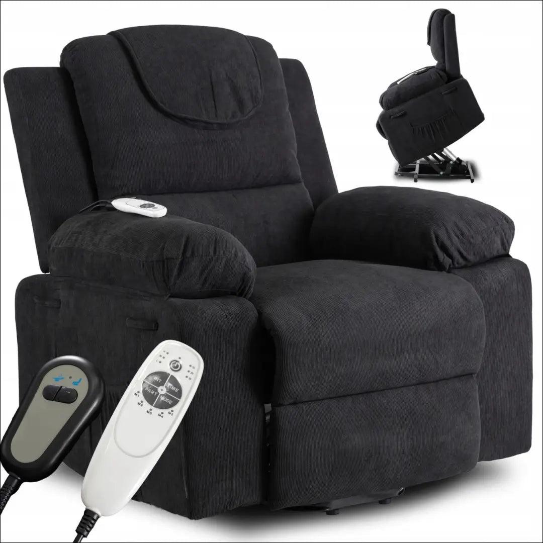 Fotelis išskleidžiamas su audiniu juodos spalvos TE628 - €460 Save 15% __label:Pristatymas 5-14 d.d., elite, Fotele