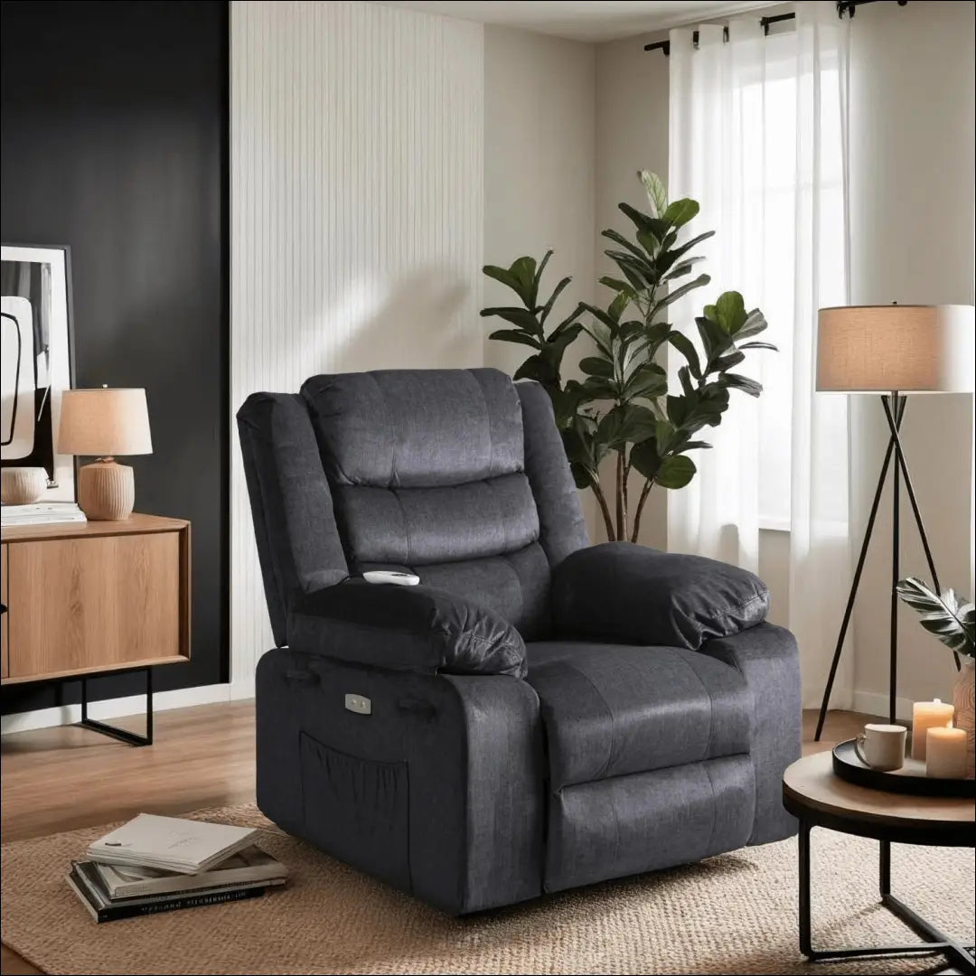 Fotelis išskleidžiamas su audiniu pilkos spalvos TE577 - €375 Save 15% __label:Pristatymas 5-14 d.d., elite, Fotele