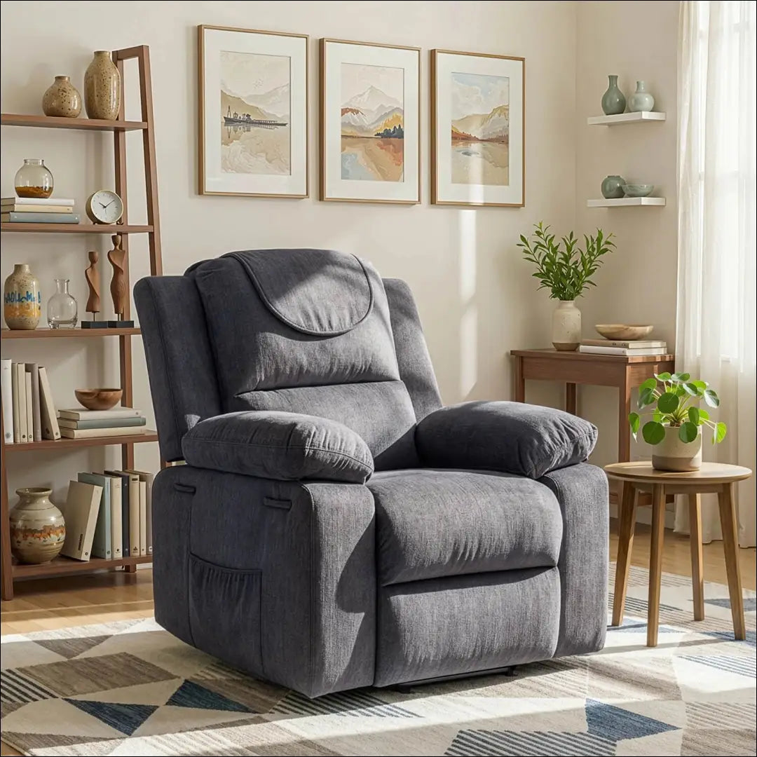 Fotelis išskleidžiamas su audiniu pilkos spalvos TE773 - €460 Save 15% __label:Pristatymas 5-14 d.d., elite, Fotele