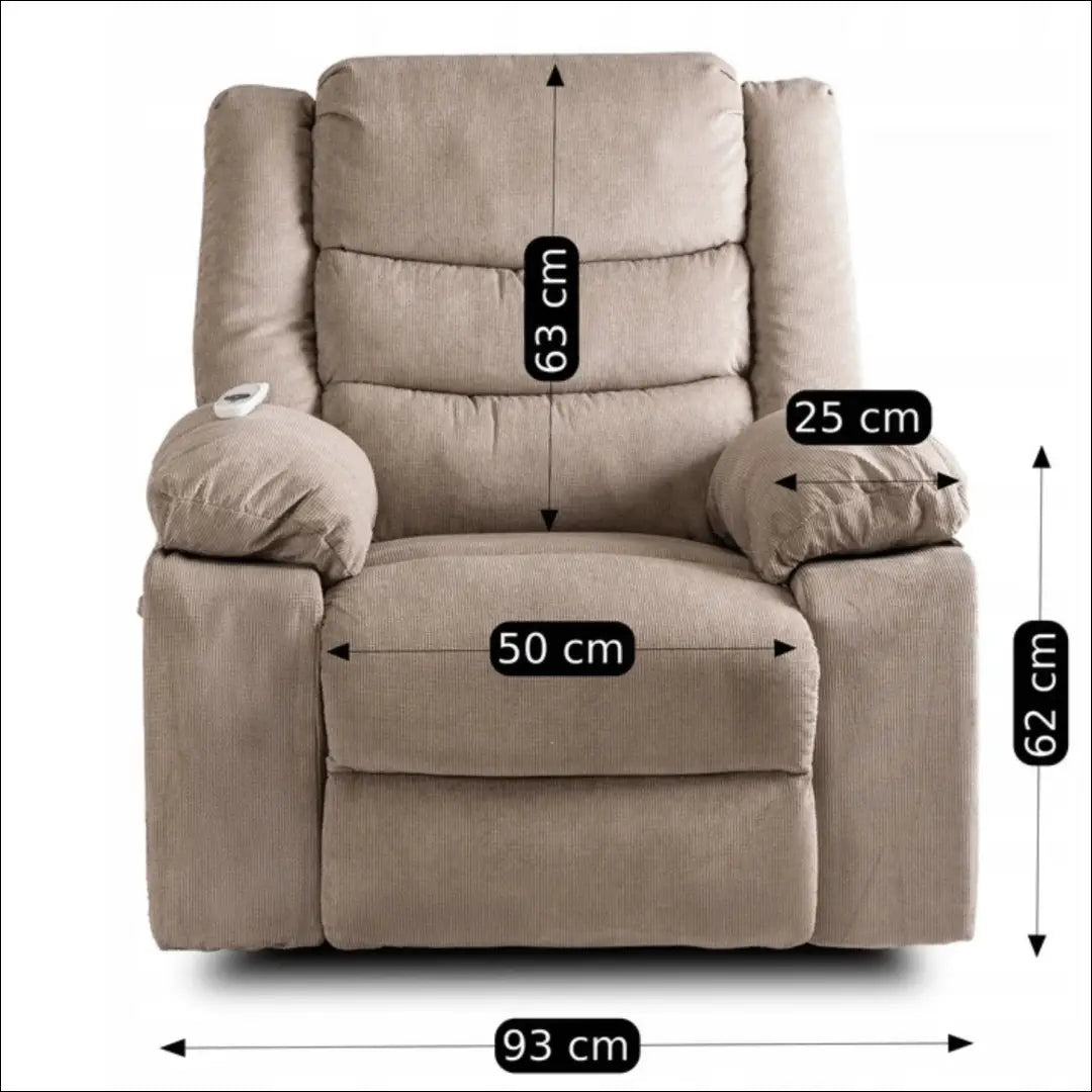 Fotelis išskleidžiamas su audiniu smėlio spalvos TE576 - €375 Save 15% __label:Pristatymas 5-14 d.d., elite, Fotele