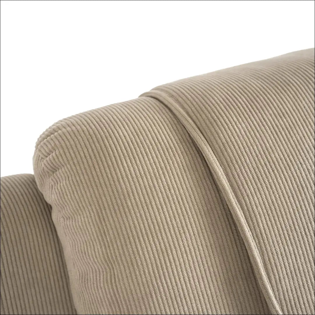 Fotelis išskleidžiamas su korduro audiniu smėlio spalvos TE671 - €445 Save 15% __label:Pristatymas 5-14 d.d., elite,