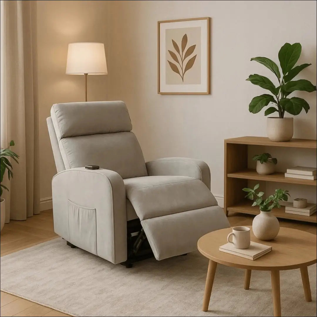 Fotelis išskleidžiamas su veliūro audiniu pilkos spalvos TE759 - €279 Save 15% __label:Pristatymas 5-14 d.d., elite,