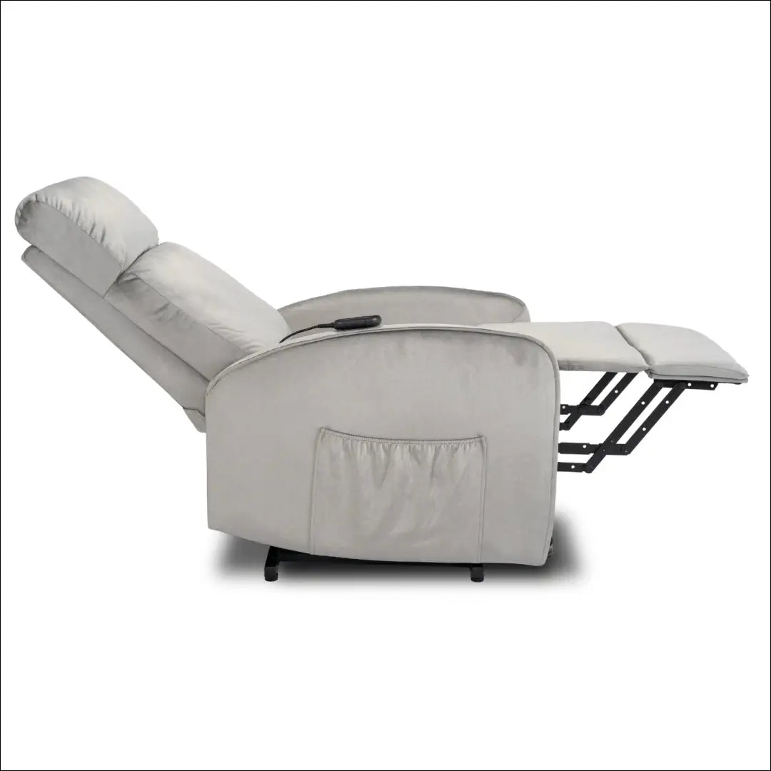 Fotelis išskleidžiamas su veliūro audiniu pilkos spalvos TE759 - €279 Save 15% __label:Pristatymas 5-14 d.d., elite,