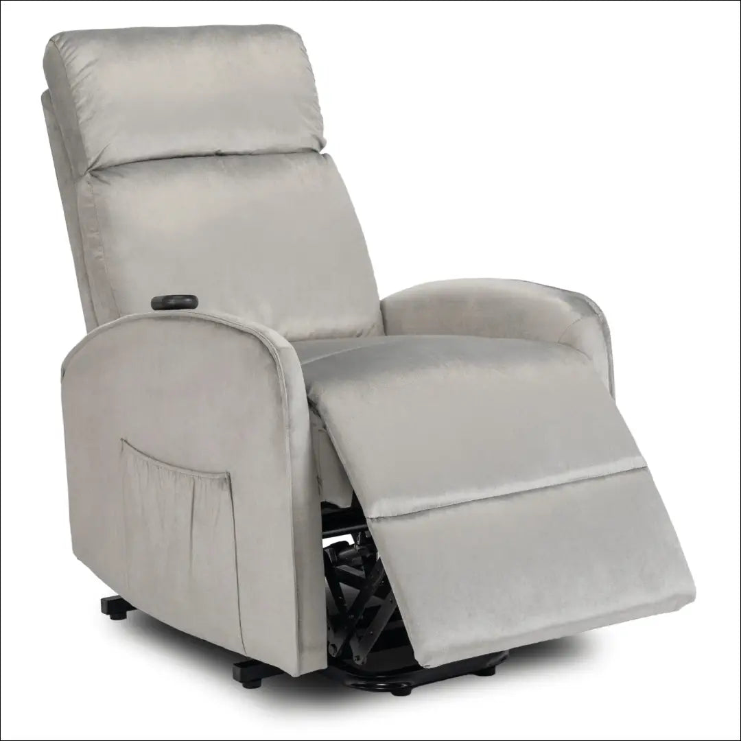 Fotelis išskleidžiamas su veliūro audiniu pilkos spalvos TE759 - €279 Save 15% __label:Pristatymas 5-14 d.d., elite,