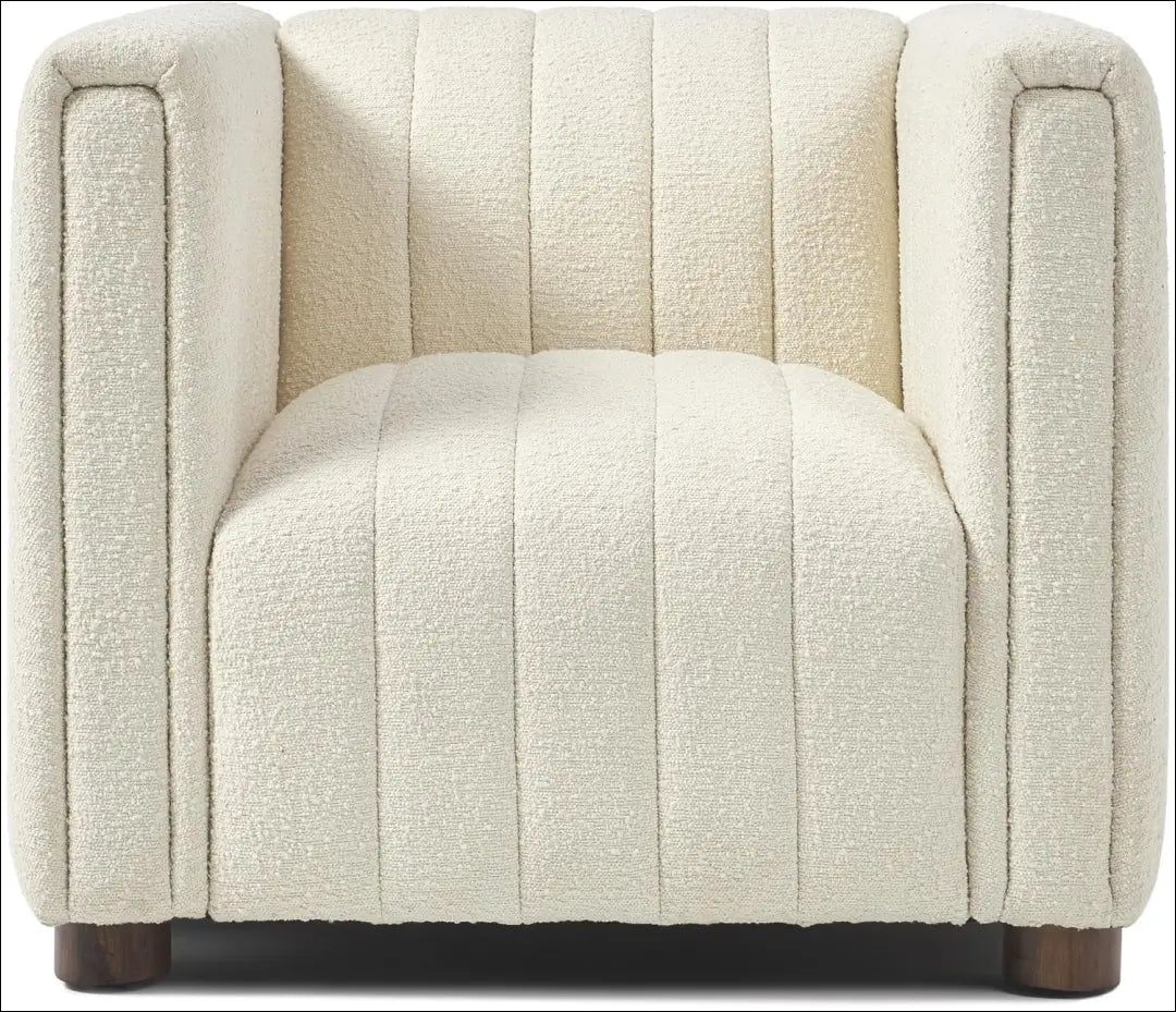 Fotelis MI303 - €360 Save 60% __label:Pristatymas 1-2 d.d., color-kremas, foteliai, material-poliesteris, minkšti Virš