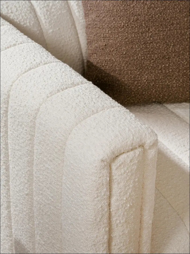 Fotelis MI303 - €360 Save 60% __label:Pristatymas 1-2 d.d., color-kremas, foteliai, material-poliesteris, minkšti Virš