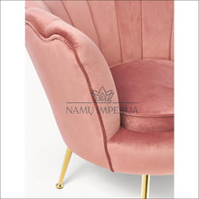Įkelti vaizdą į galerijos rodinį, Fotelis MI396 - €159 Save 55% 100-200, color-auksine, color-rozine, foteliai, material-aksomas Aksomas | Namų
