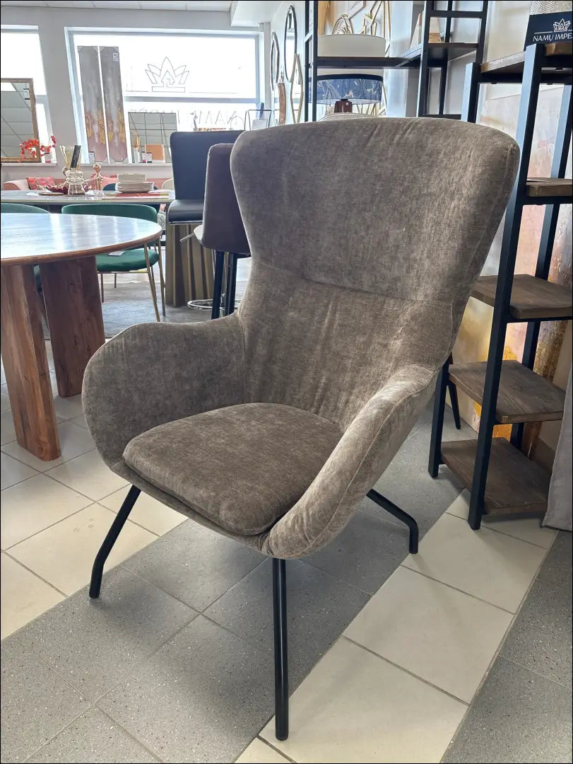 Fotelis MI704 - €157 Save 50% 100-200, __label:Pristatymas 1-2 d.d., color-ruda, foteliai, material-gobelenas €100