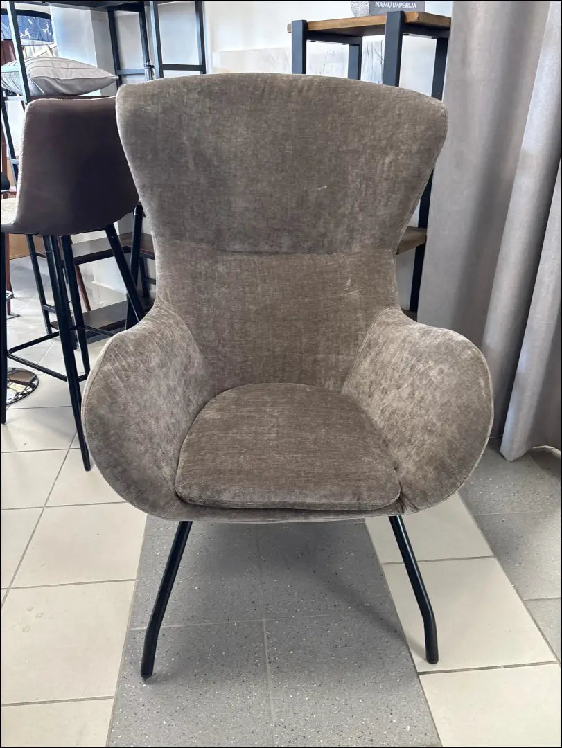 Fotelis MI704 - €157 Save 50% 100-200, __label:Pristatymas 1-2 d.d., color-ruda, foteliai, material-gobelenas €100