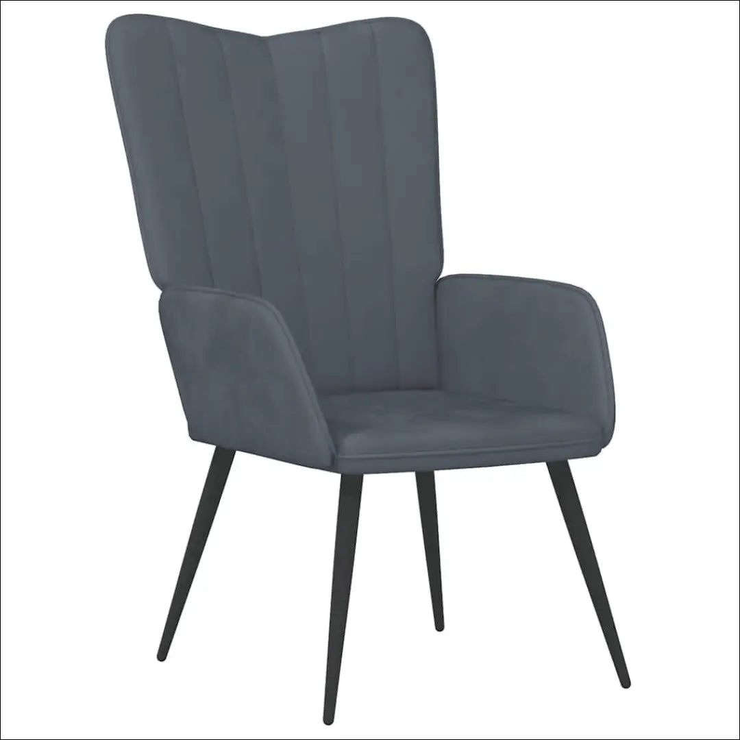 Fotelis MI800 - €49 Save 50% 25-50, __label:Pristatymas 1-2 d.d., color-pilka, foteliai, material-aksomas €25 to €50