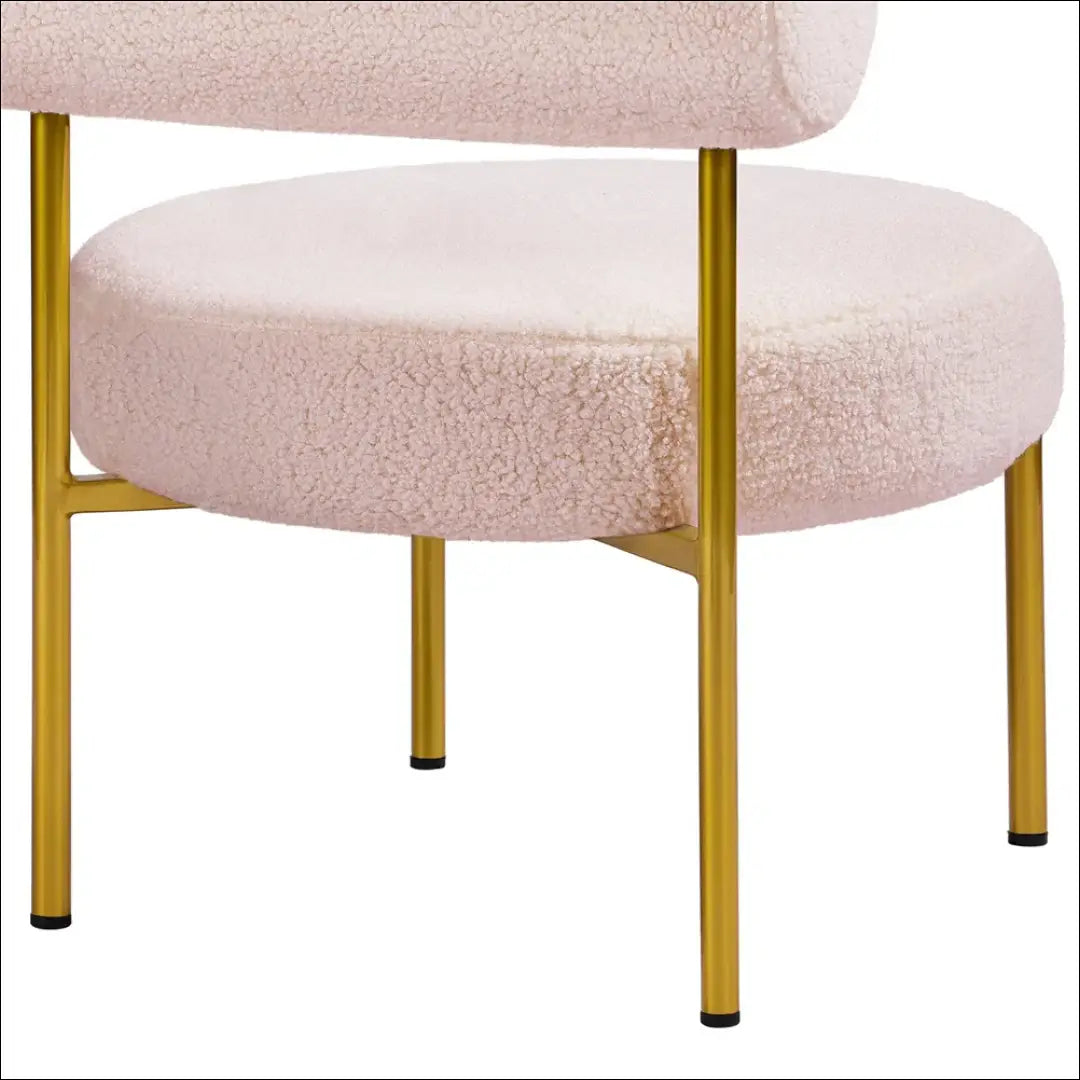 Fotelis MI845 - €92 Save 50% 50-100, __label:Pristatymas 1-2 d.d., boucle, color-auksine, color-rozine €50 to €100