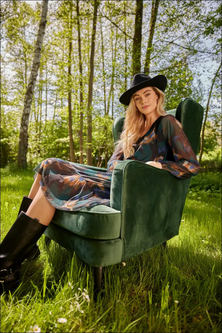 Fotelis MI853 - €140 Save 50% 100-200, __label:Pristatymas 1-2 d.d., color-zalia, foteliai, material-aksomas €100