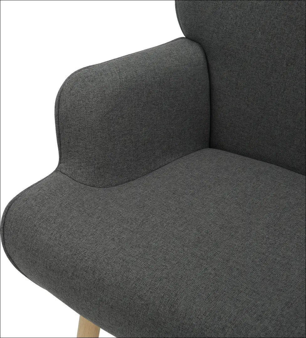 Fotelis MI858 - €84 Save 50% 50-100, __label:Pristatymas 1-2 d.d., color-pilka, foteliai, material-gobelenas €50