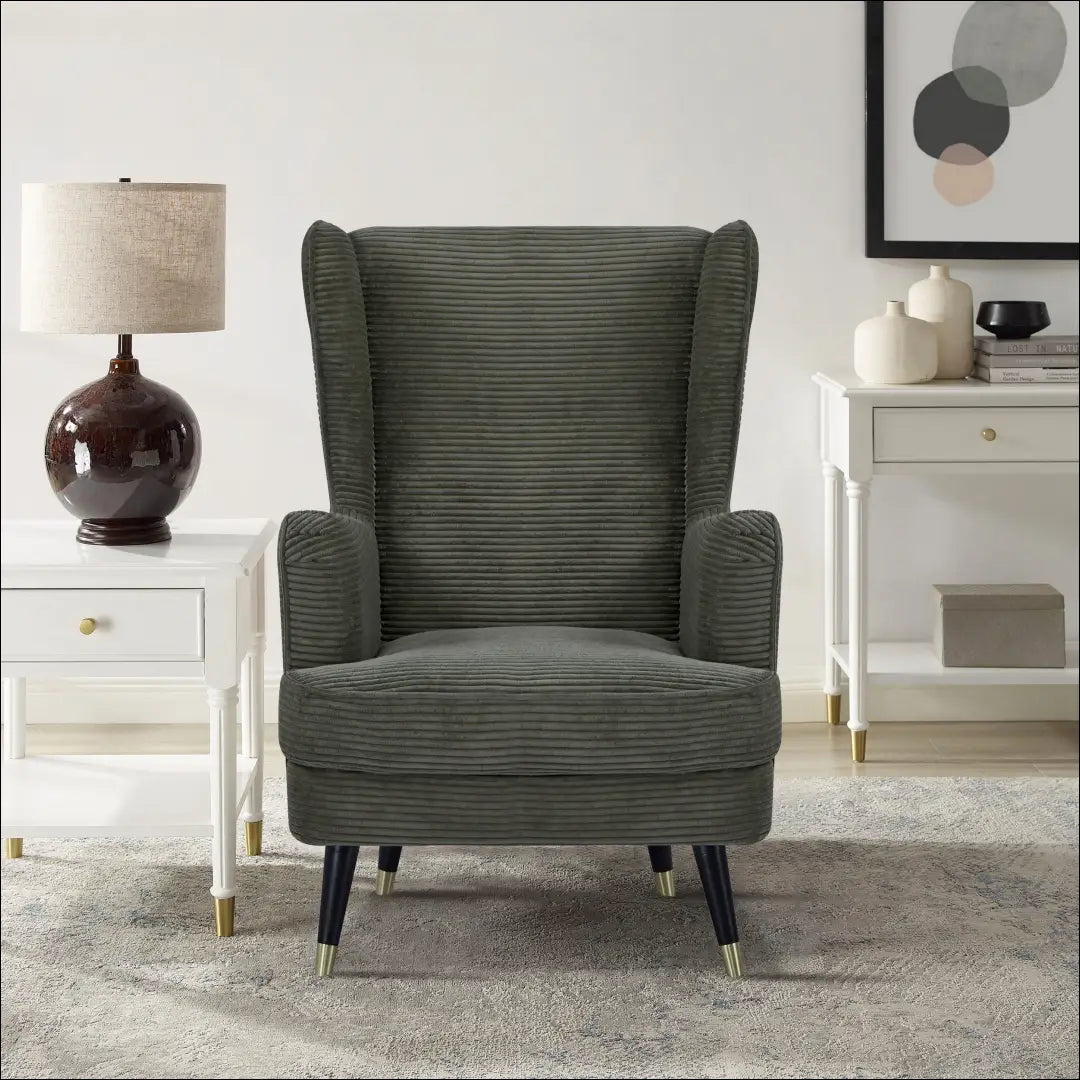 Fotelis MI950 - €230 Save 50% __label:Pristatymas 1-2 d.d., color-zalia, foteliai, material-aksomas,