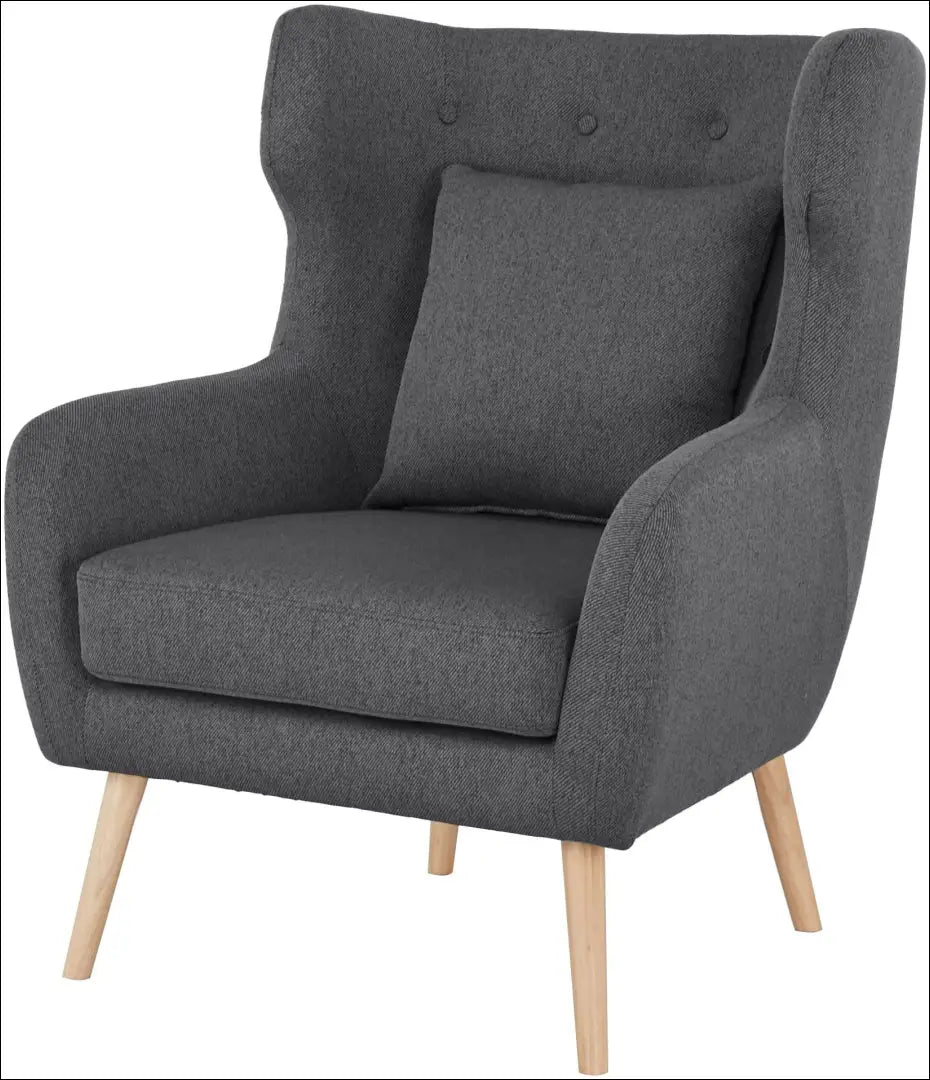 Fotelis MI954 - €170 Save 50% 100-200, __label:Pristatymas 1-2 d.d., color-pilka, foteliai, material-gobelenas €100