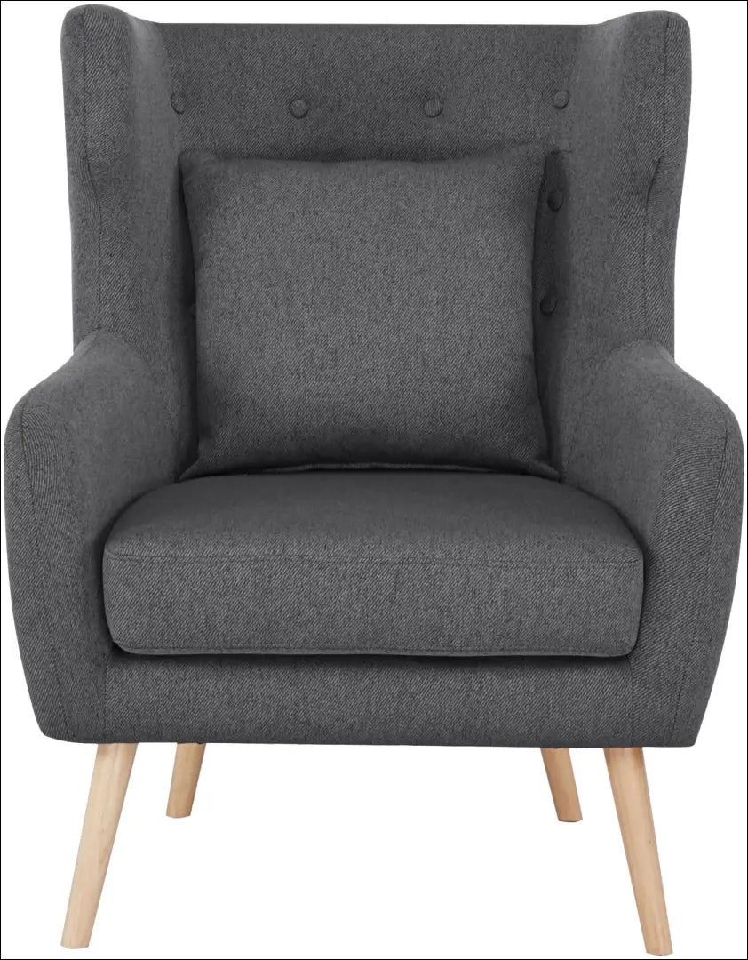 Fotelis MI954 - €170 Save 50% 100-200, __label:Pristatymas 1-2 d.d., color-pilka, foteliai, material-gobelenas €100