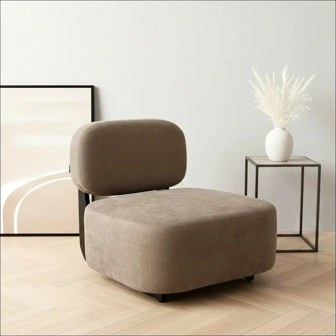 Fotelis MI980 - €145 Save 50% 100-200, __label:Pristatymas 1-2 d.d., color-juoda, color-ruda, foteliai Armchairs | Namų