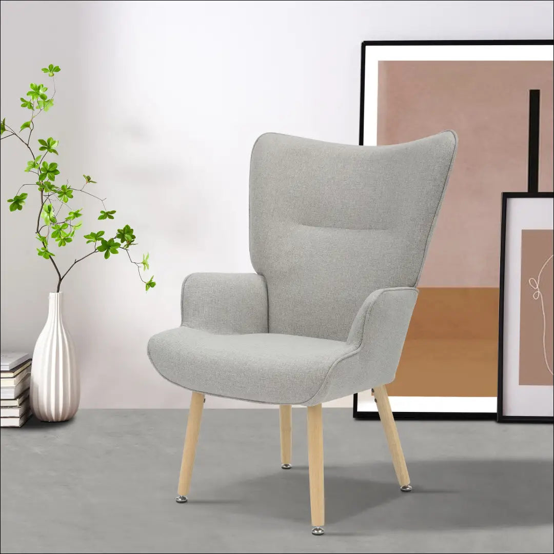Fotelis MI989 - €105 Save 50% 100-200, __label:Pristatymas 1-2 d.d., color-pilka, foteliai, material-gobelenas