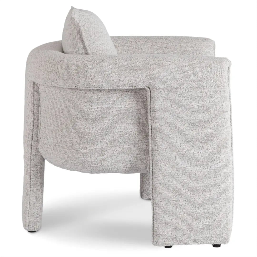 Fotelis su buklė audinio audiniu pilkos spalvos TE861 - €277 Save 15% __label:Pristatymas 5-14 d.d., elite, over-200,