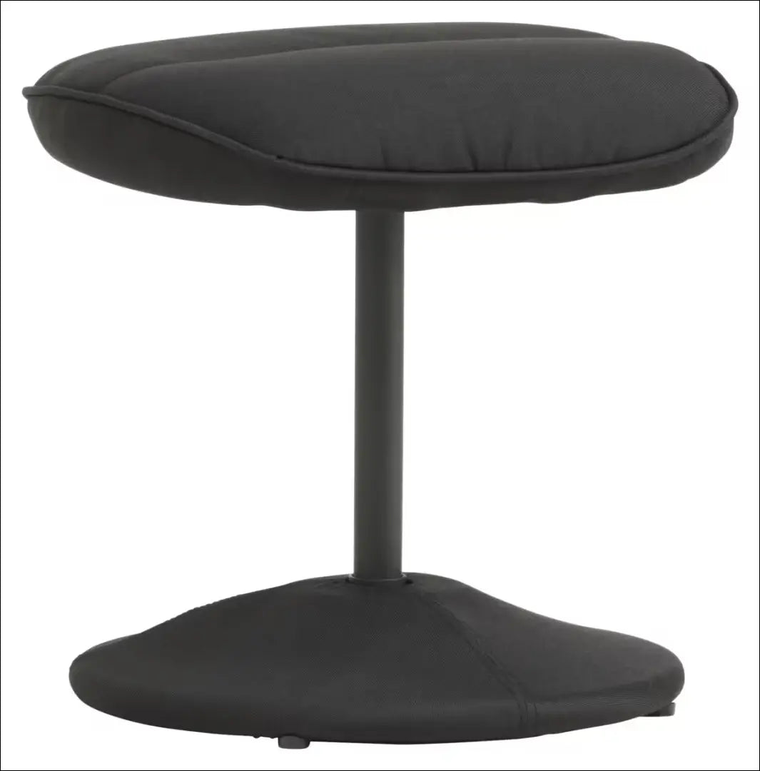 Fotelis su kojų kėdute MI898 - €125 Save 50% 100-200, __label:Pristatymas 1-2 d.d., color-juoda, foteliai,