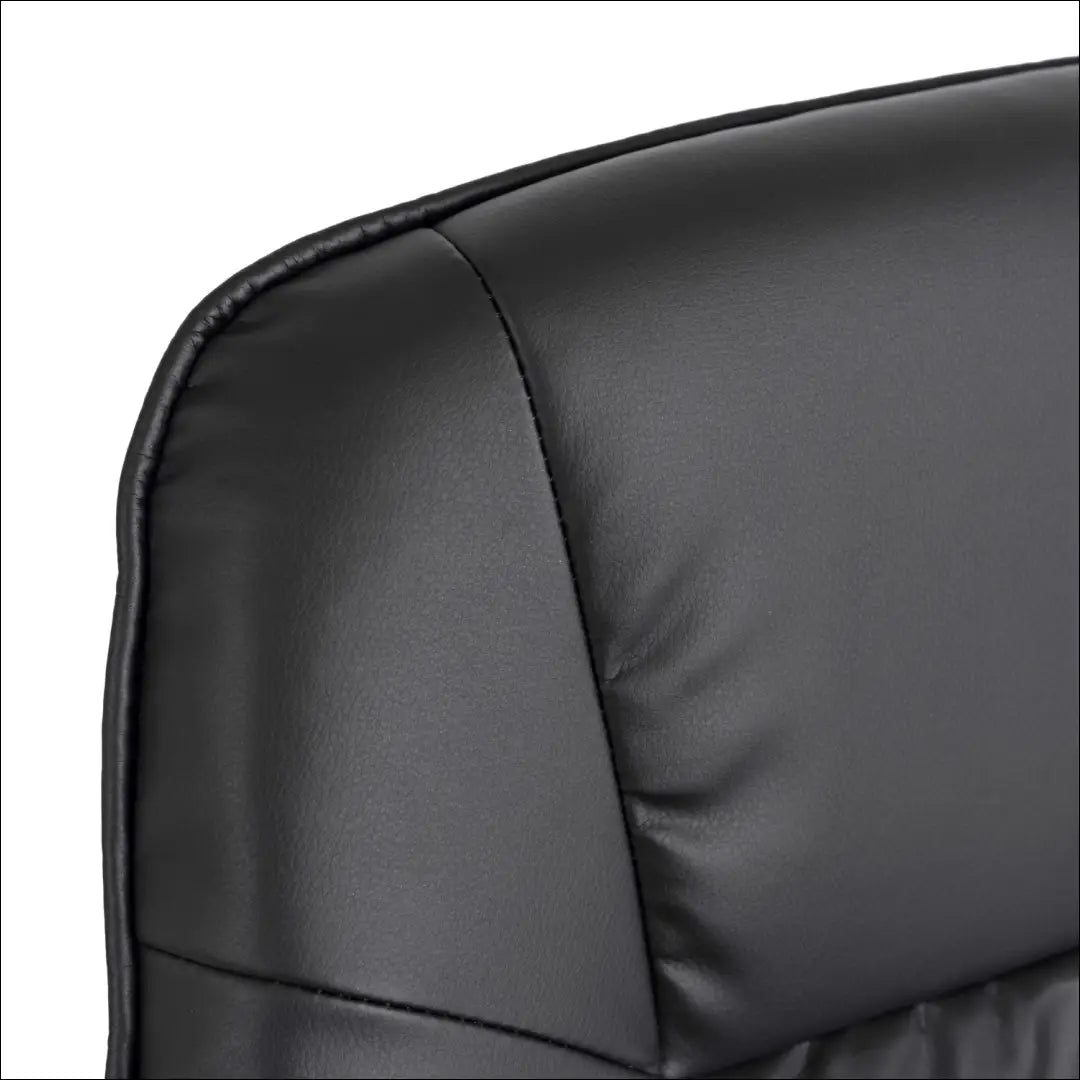 Fotelis su šildymo funkcija iš eko odos juodos spalvos TE749 - €286 Save 15% __label:Pristatymas 5-14 d.d., elite,
