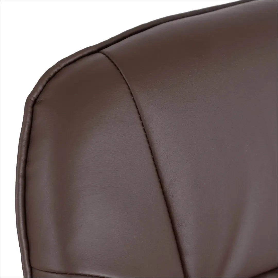 Fotelis su šildymo funkcija iš eko odos rudos spalvos TE748 - €277 Save 15% __label:Pristatymas 5-14 d.d., elite,