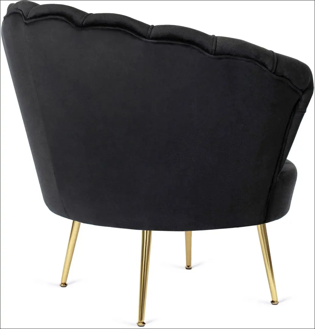 Fotelis su veliūro audiniu juodos spalvos TE574 - €239 Save 15% __label:Pristatymas 5-14 d.d., elite, over-200,