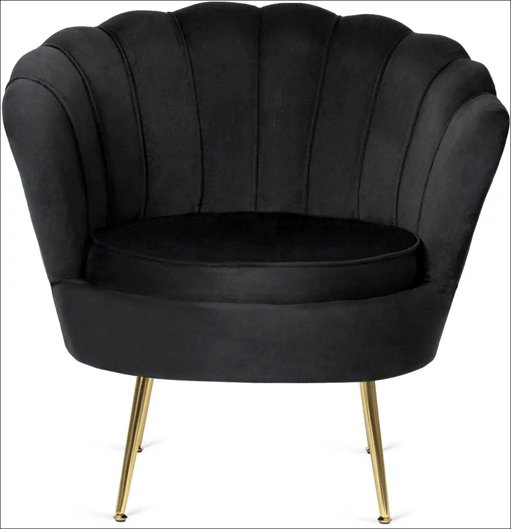 Fotelis su veliūro audiniu juodos spalvos TE574 - €239 Save 15% __label:Pristatymas 5-14 d.d., elite, over-200,