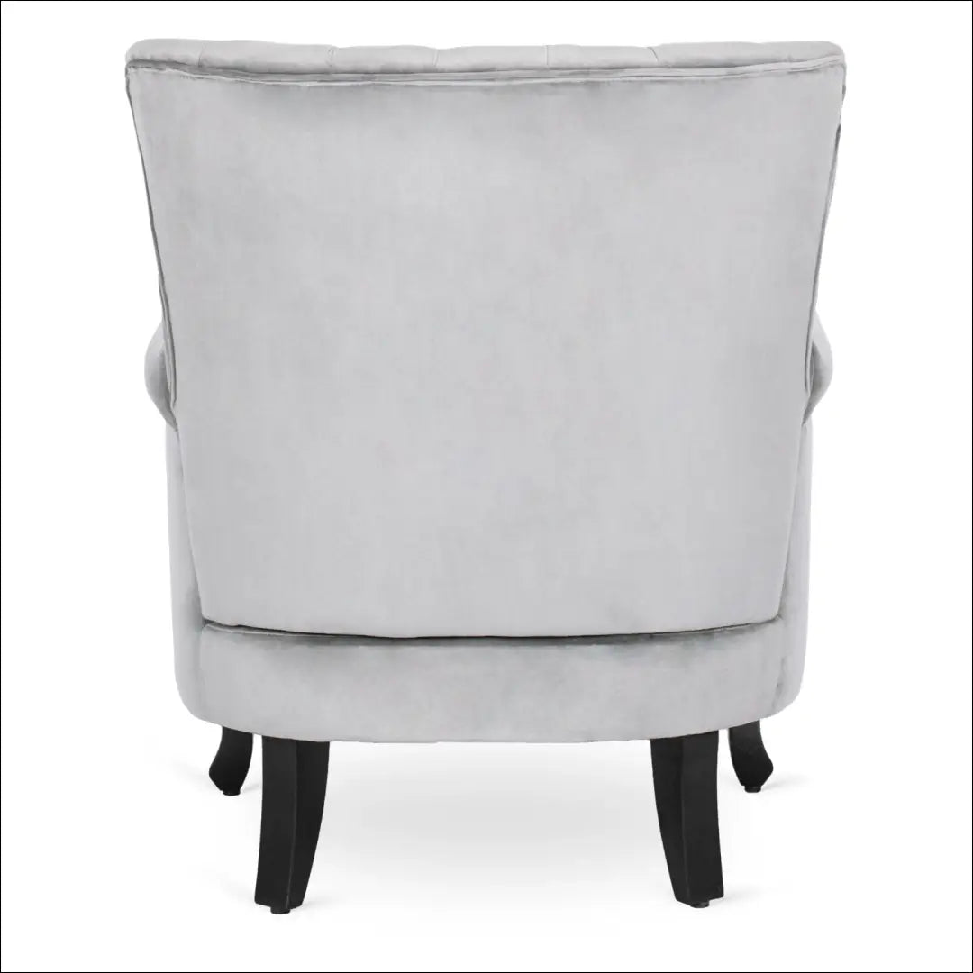 Fotelis su veliūro audiniu pilkos spalvos TE147 - €194 Save 15% 100-200, __label:Pristatymas 5-14 d.d., elite, Fotele