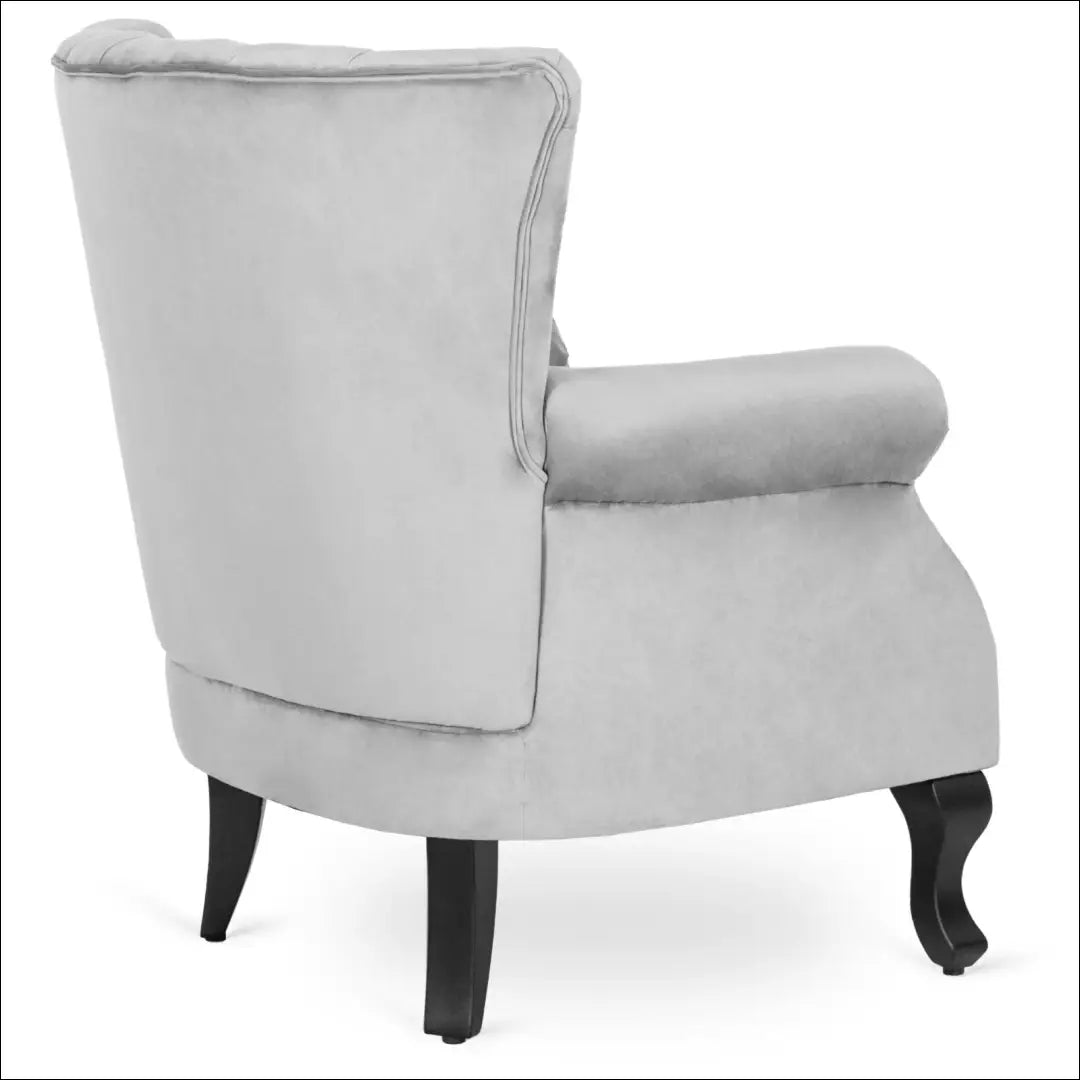 Fotelis su veliūro audiniu pilkos spalvos TE147 - €194 Save 15% 100-200, __label:Pristatymas 5-14 d.d., elite, Fotele