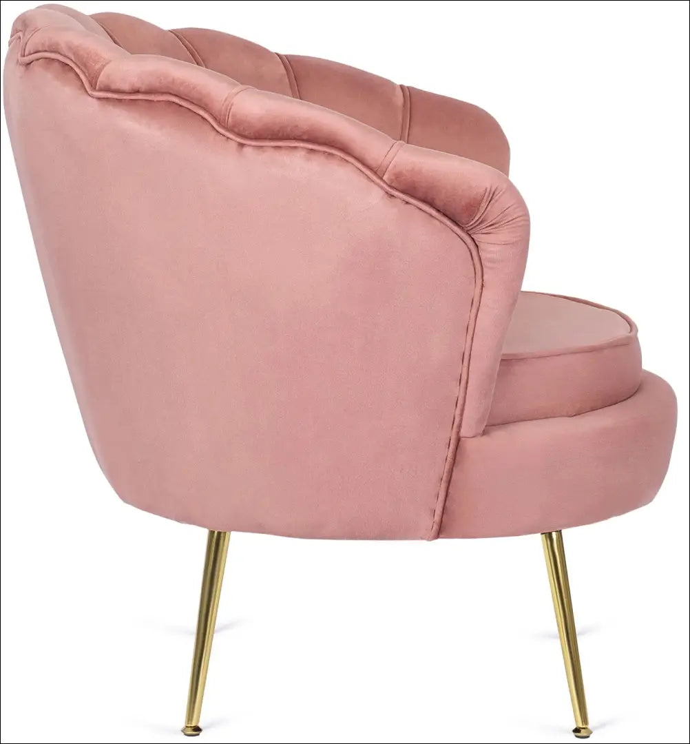 Fotelis su veliūro audiniu rožinės spalvos TE111 - €186 Save 15% 100-200, __label:Pristatymas 5-14 d.d., elite,