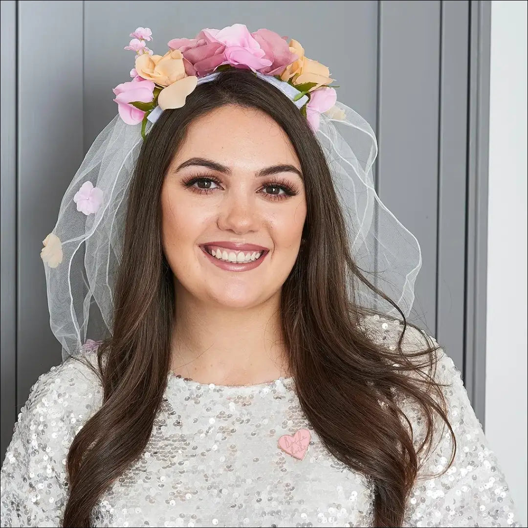 Gėlių lankelis plaukams DI7757 - €7 Save 65% __label:Pristatymas 1-2 d.d., color-balta, color-marga, color-margas, kita