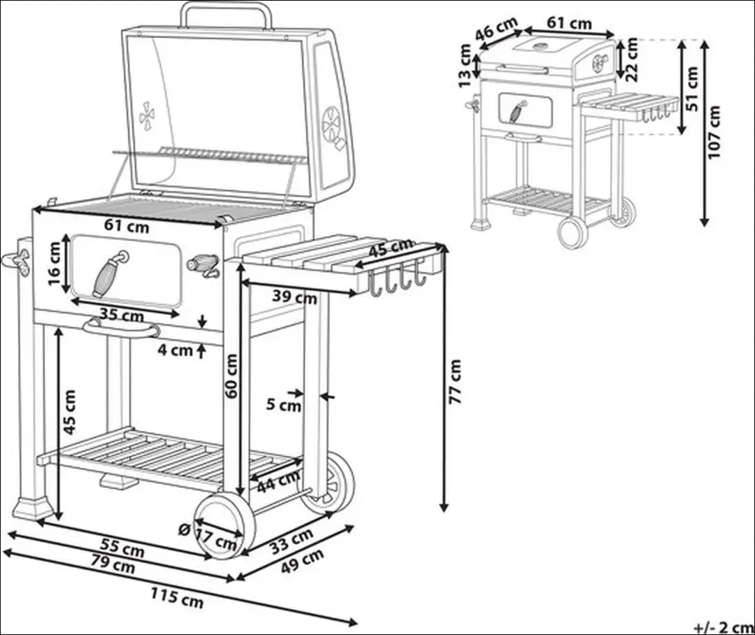 Grilis LI695 - €305 Save 50% __label:Pristatymas 1-2 d.d., color-pilka, material-metalas, over-200, pazeistas Virš €200