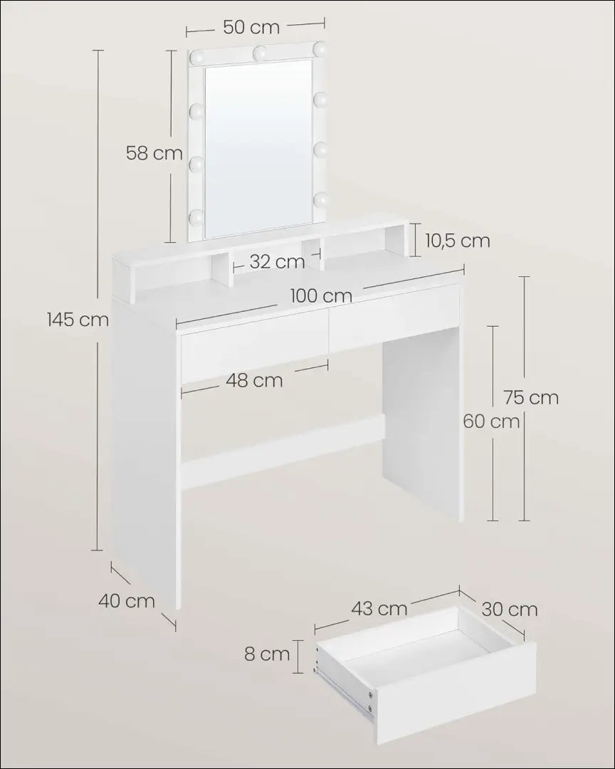 Grožio staliukas SM1282 - €177 Save 40% 100-200, __label:Pristatymas 5-14 d.d., grozio-staliukas, notouch30, song
