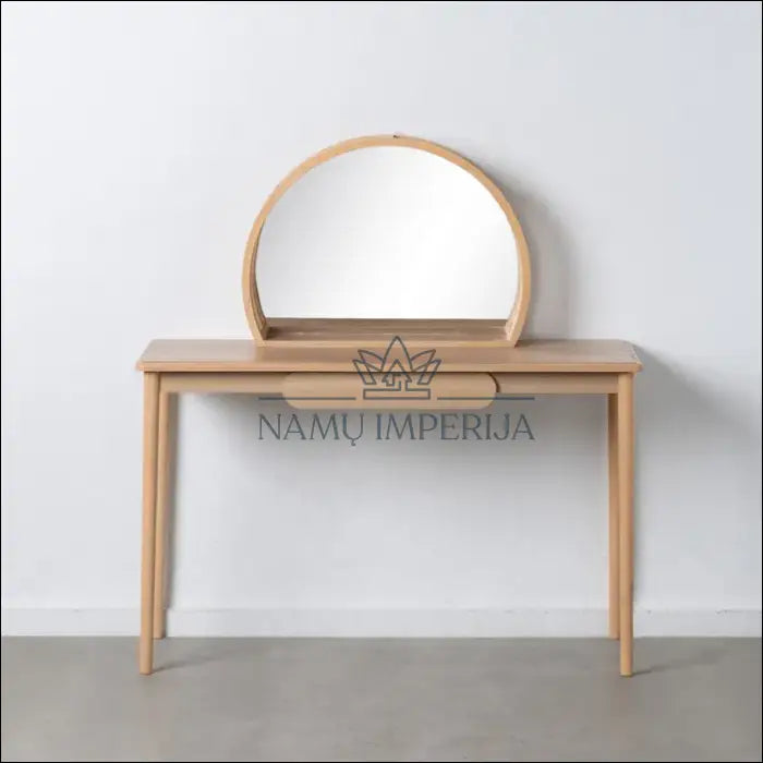 Grožio staliukas su veidrodžiu KI1072 - €149 Save 55% 100-200, __label:Pristatymas 1-2 d.d., color-ruda,