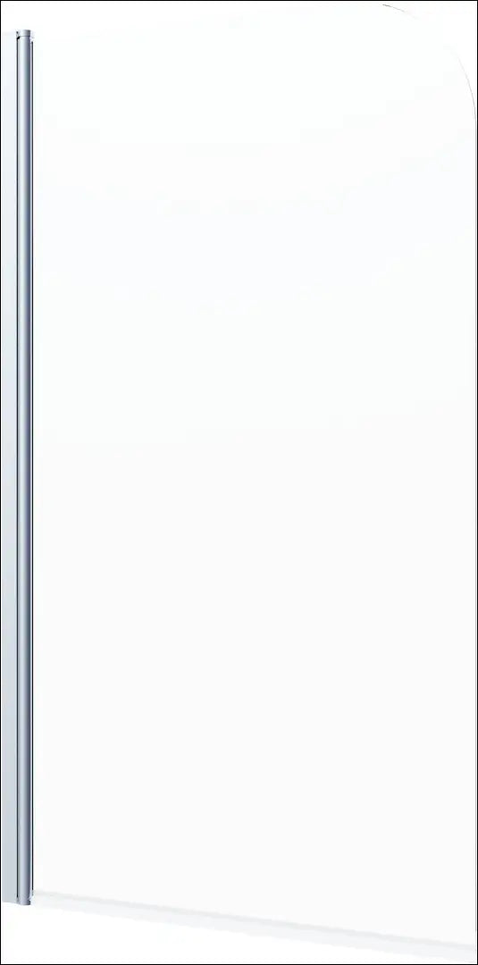 Grūdinto stiklo vonios sienelė su 6 mm aliuminio profiliu KI1860 - €55 Save 50% 50-100, __label:Pristatymas 1-2 d.d.,