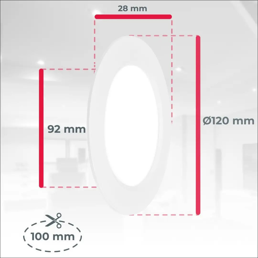 Įleidžiami LED šviestuvai (5vnt) DI12560 - €13 Save 50% __label:Pristatymas 1-2 d.d., color-balta, interjeras,