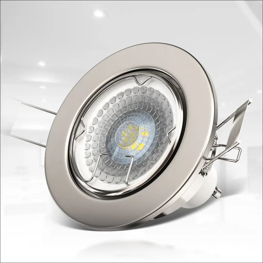 Įleidžiami LED šviestuvai (6vnt) DI12404 - €27 Save 50% 25-50, __label:Pristatymas 1-2 d.d., color-sidabrine,