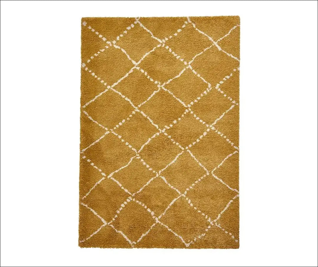 Ilgaplaukis kilimas RU1049 - €75 Save 50% 50-100, __label:Pristatymas 1-2 d.d., color-geltona, ilgaplaukiai, kilimai