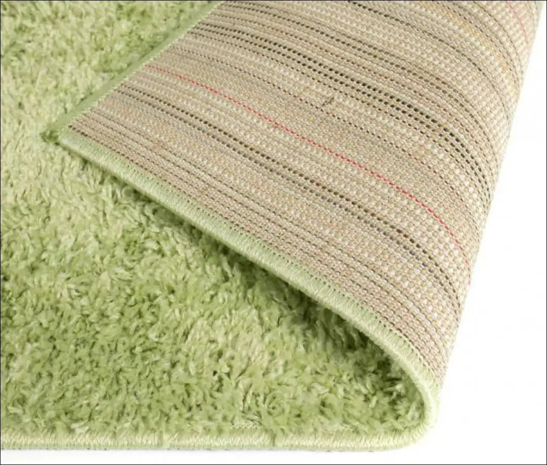 Ilgaplaukis kilimas (APVALUS) RU1309 - €74 Save 50% 50-100, __label:Pristatymas 1-2 d.d., color-zalia, ilgaplaukiai,