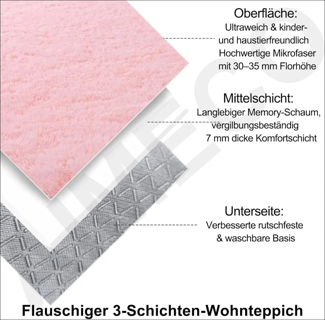 Ilgaplaukis kilimas RU1395 - €49 Save 50% 25-50, __label:Pristatymas 1-2 d.d., color-rozine, Dydis-140-x-200-cm,