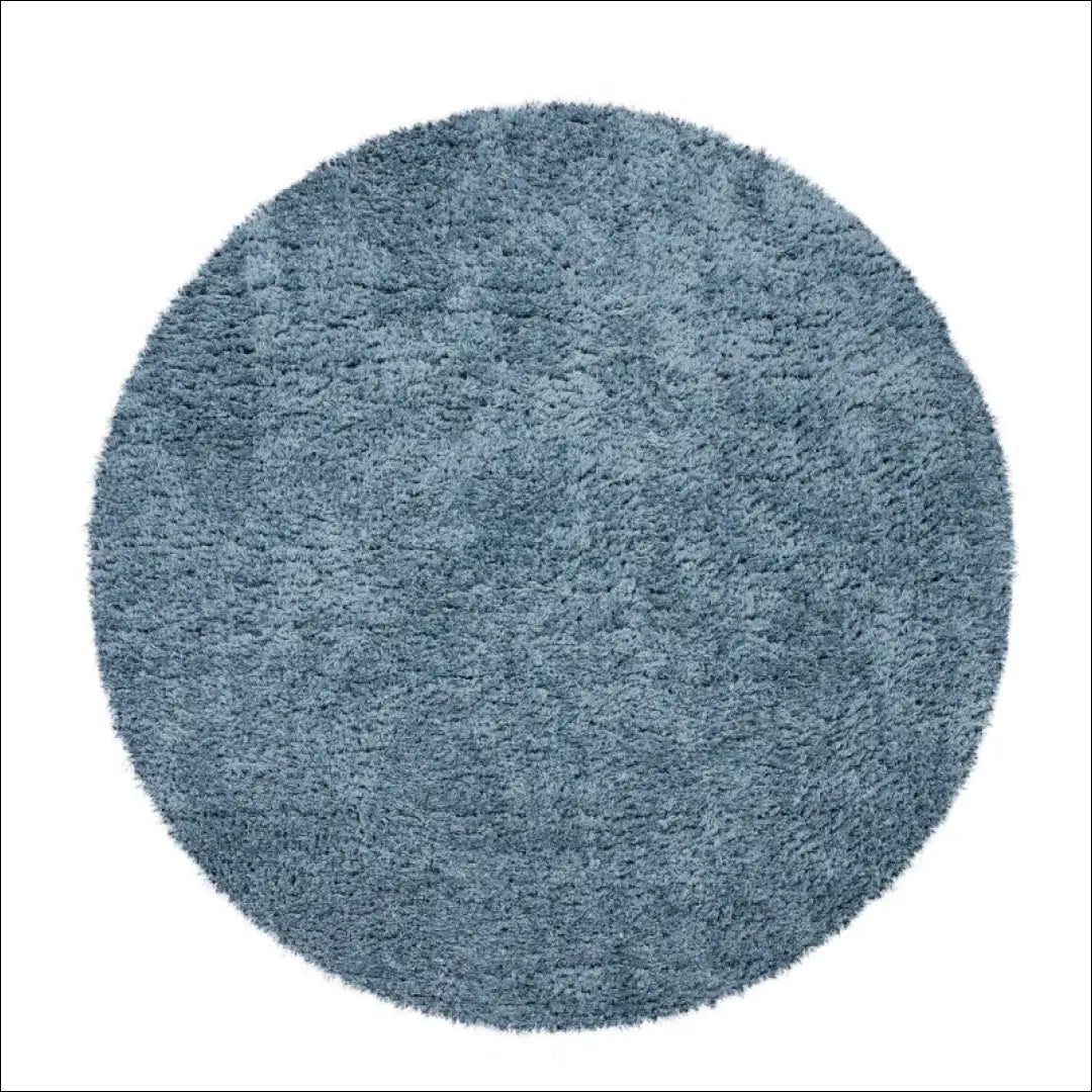 Ilgaplaukis kilimas RU1426 - €68 Save 50% 50-100, __label:Pristatymas 1-2 d.d., apvalus, color-melyna, ilgaplaukiai 160