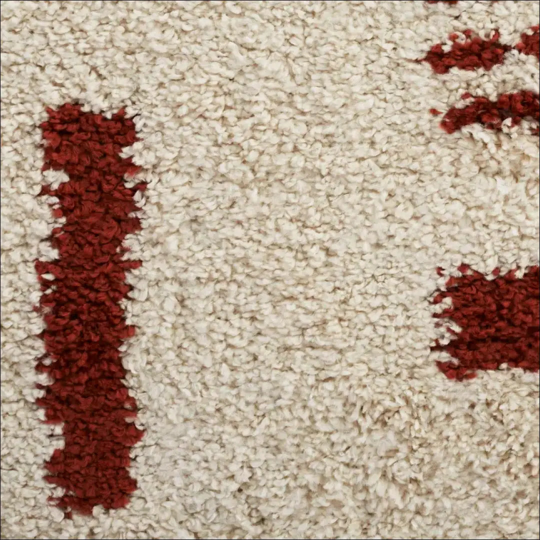 Ilgaplaukis kilimas RU1554 - €70 Save 50% 50-100, __label:Pristatymas 1-2 d.d., apvalus, color-kremas, color-ruda 160