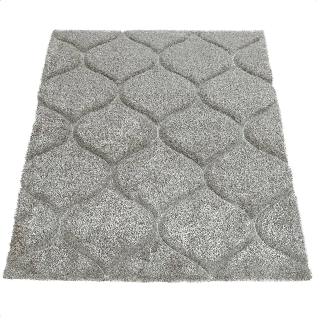 Ilgaplaukis kilimėlis RU1585 - €33 Save 50% 25-50, __label:Pristatymas 1-2 d.d., color-pilka, Dydis-60-x-100-cm,