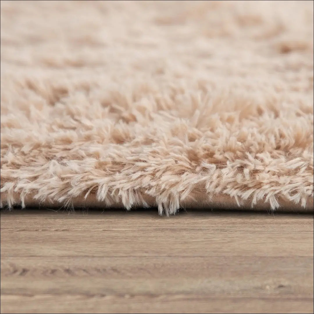Ilgaplaukis kilimėlis RU1621 - €18 Save 50% __label:Pristatymas 1-2 d.d., color-smelio, Dydis-60-x-100-cm,