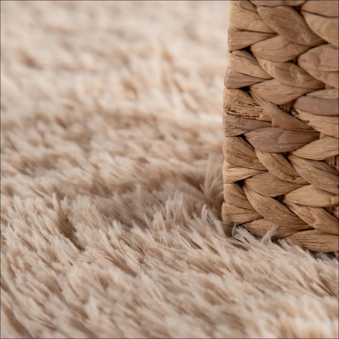 Ilgaplaukis kilimėlis RU1621 - €18 Save 50% __label:Pristatymas 1-2 d.d., color-smelio, Dydis-60-x-100-cm,